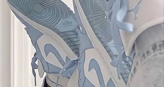 Zapatos baby blue tenis jordan