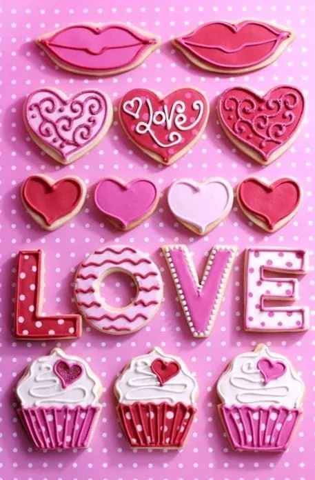 Galletas de san valentin