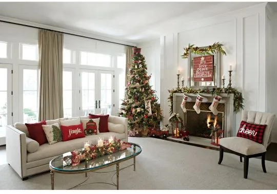 Como decorar tu sala esta navidad 2017 - 2018 (11)